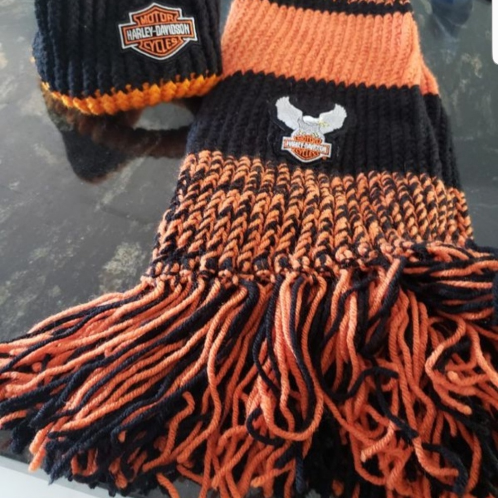 Harley Davidson scarf and headband